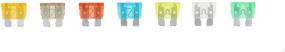img 3 attached to 🔌 ABN 120-Piece Standard Fuse Assortment, 5, 7.5, 10, 15, 20, 25, 30 AMP – Regular ATM Blade Fuses for Automotive Vehicles, Trucks, Watercraft