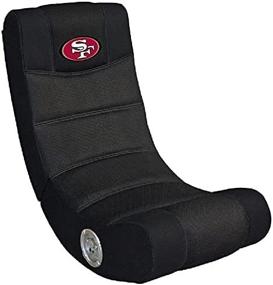 img 2 attached to 🔌 Ultimate Comfort and Connectivity: Discover the Imperial Black San Francisco 49ers Video Chair with Built-in Bluetooth