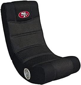 img 1 attached to 🔌 Ultimate Comfort and Connectivity: Discover the Imperial Black San Francisco 49ers Video Chair with Built-in Bluetooth