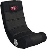 🔌 ultimate comfort and connectivity: discover the imperial black san francisco 49ers video chair with built-in bluetooth логотип