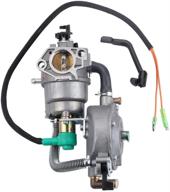 🔧 bqbs dual fuel carburetor lpg ng conversion kit for 4.5-5.5kw gx390 188f gasoline generator - manual choke, gasket spacer, insulator included logo