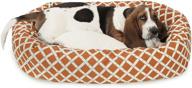 bamboo sherpa bagel dog bed by majestic pet logo