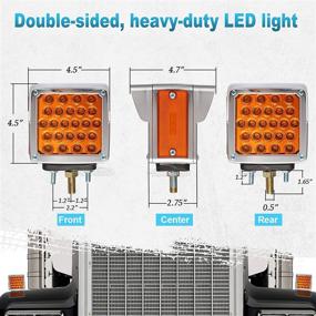 img 1 attached to Partsam Pedestal Peterbilt Freightliner Kenworth Lights & Lighting Accessories