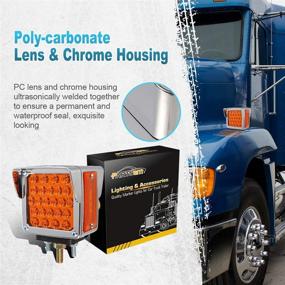 img 3 attached to Partsam Pedestal Peterbilt Freightliner Kenworth Lights & Lighting Accessories