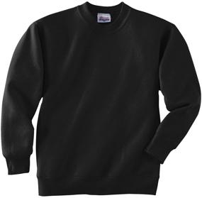 img 4 attached to 👕 Кофта Hanes EcoSmart Crewneck - Одежда ComfortBlend для мальчиков для активного образа жизни