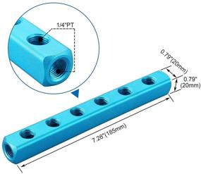 img 1 attached to Baomain Manifold Pneumatic Threaded Connect Tools & Equipment