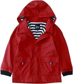 img 4 attached to M2C Hooded Waterproof Jacket Windbreaker Outdoor Recreation in Outdoor Clothing