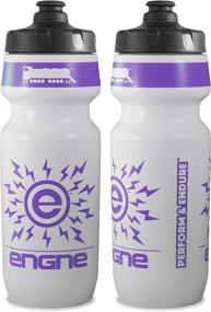 img 4 attached to 🚲 NGN Sport - High Performance Bicycle Water Bottle for Triathlon, MTB, and Road Cycling - 24 oz (2-Pack), White/Pastel Purple - Buy Now!