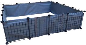 img 4 attached to 🐶 JELDA's Whelping Box: Premium Cage Style Birthing Pen for Medium & Small Dogs (48" L x 48" W x 12" H) - Nylon Cover, Pig Rail & Mat not Included