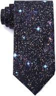 microfiber black spaced galaxy necktie logo