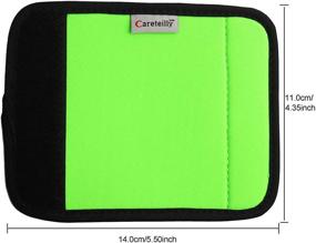 img 3 attached to Careteilly Neoprene Luggage Fluorescent Identifiers Travel Accessories and Luggage Tags & Handle Wraps