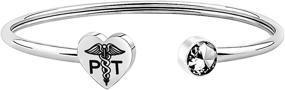 img 4 attached to FUSTMW Physical Therapist Gift: Bracelet for PT, PT Jewelry - Great for PT Nurse Graduation, PT Assistant Inspiration & More