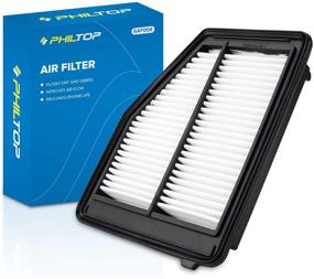 img 4 attached to 🔍 PHILTOP Engine Air Filter, Compatible with CA11113 GP213 MT-113 for 2012-2015 Civic 1.8L L4 Gas and 2015 ILX Base 2.0L L4, Pack of 1