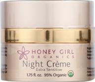 honey girl organics extra 🍯 sensitive night cream - 1.75 fl. oz. logo