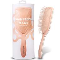 framar detangler brush paddle detangling logo