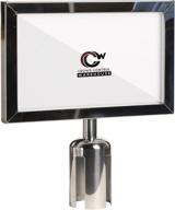 🚧 crowd control warehouse stanchion post sign frame with enhanced seo logo