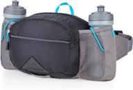 🎒 versatile and lightweight high sierra hydrahike waist pack - ideal for men, women, and kids, in black/slate/pool color, includes 3l bottles logo