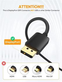img 2 attached to High-Performance Active DP to HDMI Adapter for 4K HDR, CableCreation Male to Female Converter (4K@60Hz HDR) - Ideal for Desktops, TVs, Monitors & More
