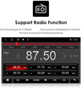 img 1 attached to 🚗 Android 10 Car Stereo Radio Mazda 3 2004-2009 + 9" HD Touch Screen GPS Navigation Bluetooth WiFi Car Video Player with Rear View Camera Support