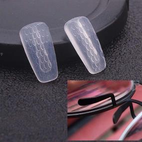 img 4 attached to Eyeglasses Silicone Nosepads Nosepiece Sunglasses Vision Care