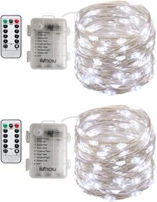 img 4 attached to 🔮 Fairy Lights Battery Operated: 8 Modes, Remote Control, Timer, 50 LEDs – Perfect for Bedroom, Christmas, Wedding Décor!