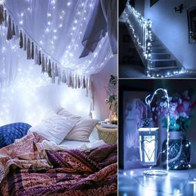 img 2 attached to 🔮 Fairy Lights Battery Operated: 8 Modes, Remote Control, Timer, 50 LEDs – Perfect for Bedroom, Christmas, Wedding Décor!