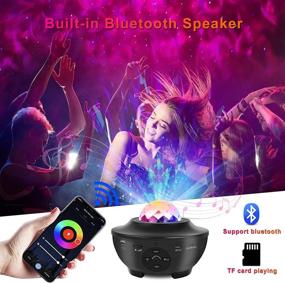 img 2 attached to 🌌 Star Galaxy Projector with Music Speaker for Bedroom - Skylight Night Light for Kids and Adults, Alexa and Google Assistant Compatible