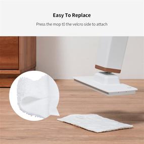 img 1 attached to Original Reusable Replacement Steam Mop Pads for LIGHT 'N' EASY S3101/S1/S4/S5/S12 - Pack of 6