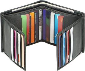 img 3 attached to Stylish Bullz Genuine Leather Credit Passcase: Sleek Design for Stylishly Organized Cards