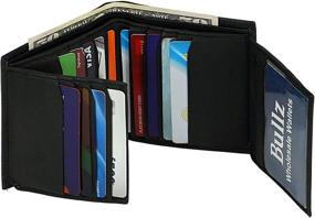 img 1 attached to Stylish Bullz Genuine Leather Credit Passcase: Sleek Design for Stylishly Organized Cards
