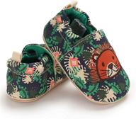 👶 cosankim infant baby slipper: soft sole non skid sneaker moccasins for boys and girls - toddler first walker house shoes logo