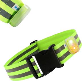 img 4 attached to 🏃 MapleSeeker Reflective Gear Extra Large: Superior Visibility for Safety, Reflective Vest, Running Belt, High Visibility Safety Vest & LED Light