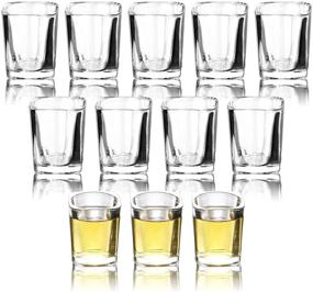 img 4 attached to 🥃 12-Pack of Heavy 2-Ounce RUCKAE Glasses for Enhanced Durability