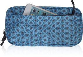 img 1 attached to 📱 Turquoise Small Electronics Case Gadget Pouch Phone Accessories Storage Bag - Hynes Eagle Cord Organizer