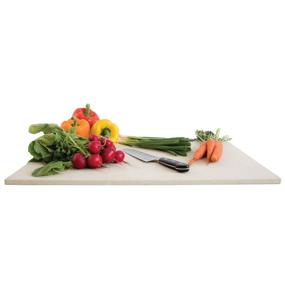 img 2 attached to NoTrax- Sani-Tuff Premium Rubber Cutting Board: Professional Grade, Beige, 12" X 18" X 0.5