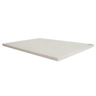 notrax- sani-tuff premium rubber cutting board: professional grade, beige, 12" x 18" x 0.5 logo