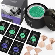 🧼 waxing kit: vennco hair removal wax kit for women and men - wax warmer with 6 bags of hard wax beans (total 21oz) and 40 wax sticks logo