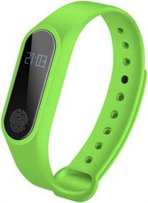 img 1 attached to M2 Smart Band: Waterproof Bluetooth Fitness Tracker Smart Watch Bracelet (Green) - Your Ultimate Health Companion