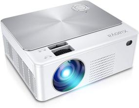 img 4 attached to XIAOYA 1080P HD Outdoor Projector, 4000 Lumens Home Theater Movie Projector with HiFi Speaker, HDMI/Fire Stick/USB Compatible (White)