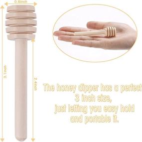 img 3 attached to Honeycomb Stirrer Dispense Drizzle Wedding Kitchen & Dining