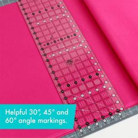 img 1 attached to Efficiently Measure & Cut with Creative Grids Quilt Ruler CGR24 - 6-1/2in x 24-1/2in