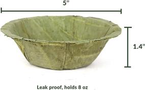 img 3 attached to 🌱 Foliumware: Eco-Friendly Compostable Biodegradable Disposable Bowls