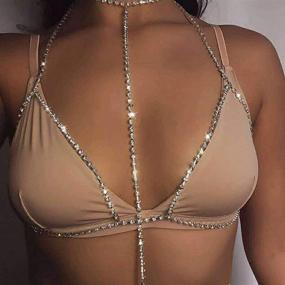 img 2 attached to Victray Crystal Fashion Harness Accessories Women's Jewelry