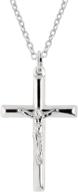 sacred style statement: ritastephens 🏻 italian crucifix cross pendant in sterling silver logo