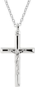 img 4 attached to Священное стильное украшение: Кулон Ritastephens 🏻 итальянский крест на цепочке из стерлингового серебра