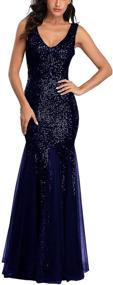 img 4 attached to ✨ Sparkle Vintage Evening Sleeveless Women's Clothing: ARFAR Dresses for Timeless Elegance