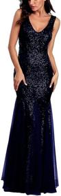 img 1 attached to ✨ Sparkle Vintage Evening Sleeveless Women's Clothing: ARFAR Dresses for Timeless Elegance