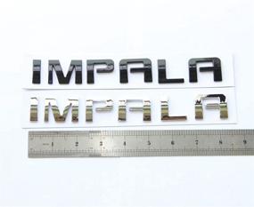 img 1 attached to IMPALA Nameplate Letter Emblems Chevrolet