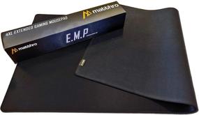 img 4 attached to 🖱️ Коврик для игры Matthro 4XL EMP Full Desk: Гигантский оверсайзовый коврик для стола с расширенными размерами и обработанными краями