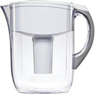 brita 10c wht pitcher: clean water solution, single unit, white logo